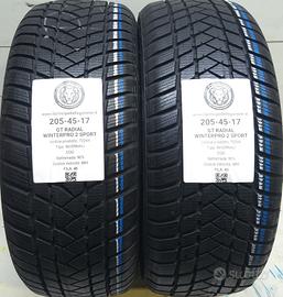 2 GOMME 205 45 17 GT RADIAL A72244
