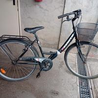 Bici donna con cestino completa