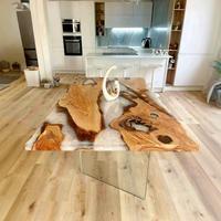  ✨ Tavoli fatti a mano in legno e resina ✨