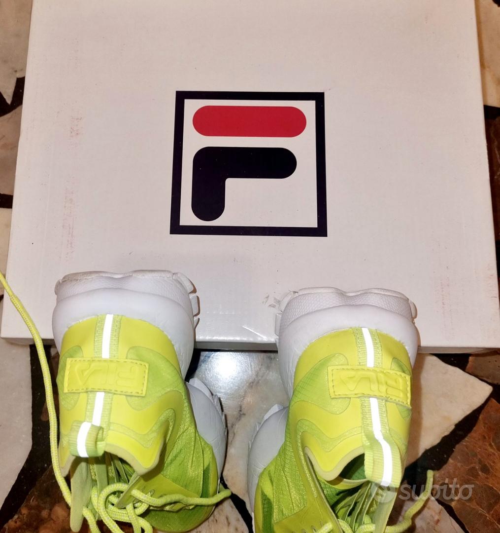 Fila disruptor uomo giallo on sale