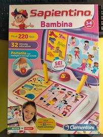 🎓 Sapientino BAMBINA 3-6 anni con APP – Gioco EDU