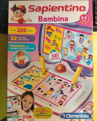🎓 Sapientino BAMBINA 3-6 anni con APP – Gioco EDU