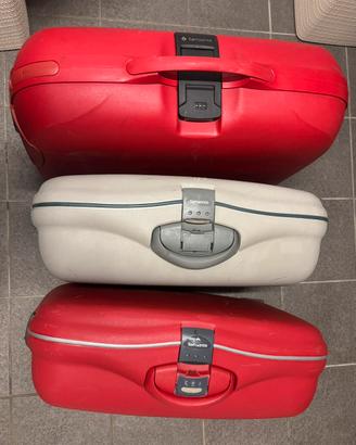 Set valigie samsonite con rotelle
