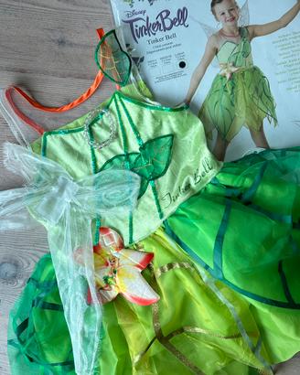 Costume carnevale Campanellino Thinkerbell 7 anni