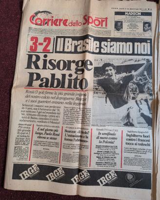 1982 riviste originali della vittoria mondiale 