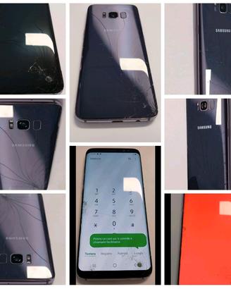 Samsung Galaxy S8 – Funzionante ma vetro rotto