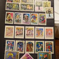 Lotto di francobolli dal mondo