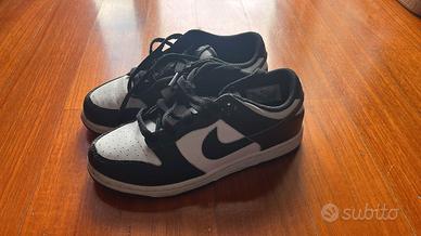 Nike dunk bambino bianche e nere