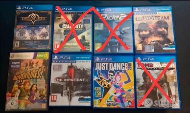 Giochi PS4, PSVR e 1 per XBOX