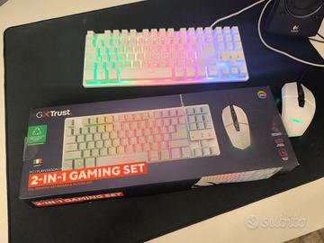GxTrust gaming Mouse e tastiera 