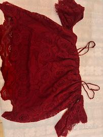 Maglia Rossa in Pizzo