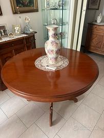 Tavolo rotondo in legno estensibile diam. 120 cm