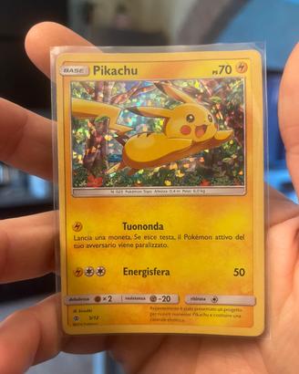 Pikachu McDonald's 2017 Holo Italiano Raro
