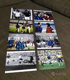 8 Fotografie Gianni Rivera e Sandro Mazzola