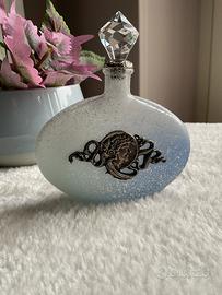 Boccetta decorativa celeste-bianco CLARALUNA