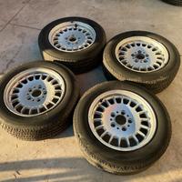 BMW cerchi lega 15 d'epoca vintage gomme K.O