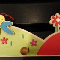 Attaccapanni per camera da letto bambini in legno