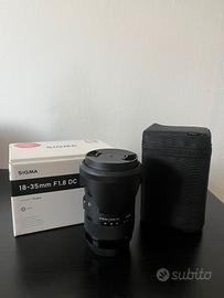 Sigma 18-35mm f/1.8 DC HSM ART - Attacco Canon