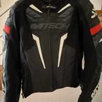 Giubotto pelle  moto donna MTech tg.44