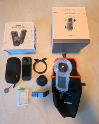 Insta360 x5 con accessori