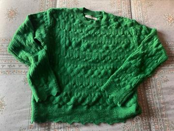 Maglione verde donna taglia L