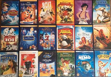 18 DVD Disney  e Dreamworks