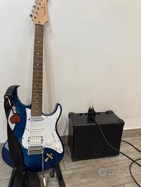 Yamaha pacifica 012 mod + attrezzatura