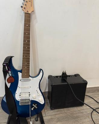 Yamaha pacifica 012 mod + attrezzatura