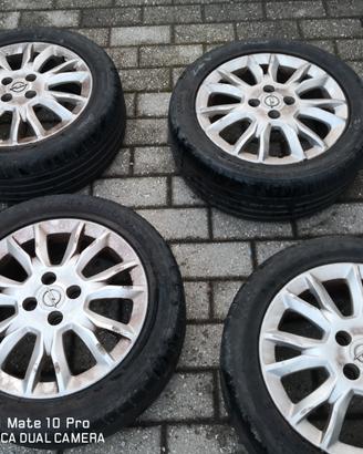4 cerchi originali Opel + 4 gomme 205 50 16