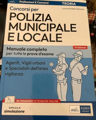 Libro quiz Polizia Municipale e Locale