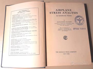 Manuale collezionismo Airplane stress analysis