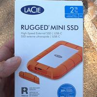 LaCie Rugged Mini SSD 2TB USB 3.2 IP54 velocissimo