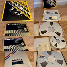 Bobine Nastri Registratore Revox Nagra Studer hifi