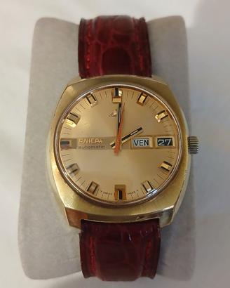 Orologio Enicar placcato oro