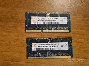 KIT RAM PC3 DDR3 2GB 8500S