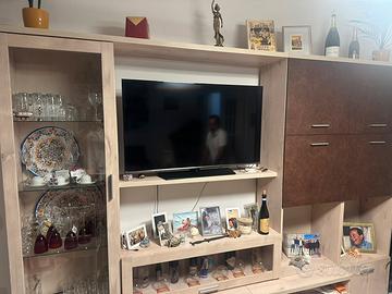 Parete Attrezzata Moderna - Design bicolore