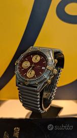 breitling chronomat burgundy