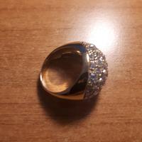 anello oro 750 e brillanti gr.11,20