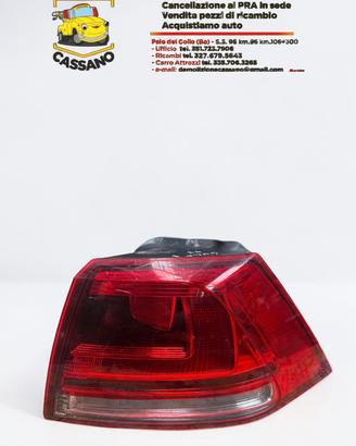 FARO POSTERIORE DESTRO VOLKSWAGEN GOLF 7 ANNO:2013