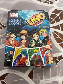 Carte da gioco Uno One piece Naruto Dragonball