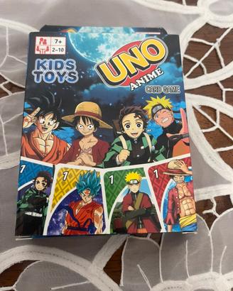 Carte da gioco Uno One piece Naruto Dragonball