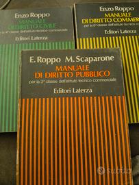 lotto 3 manuali Diritto Vintage (anni 80)