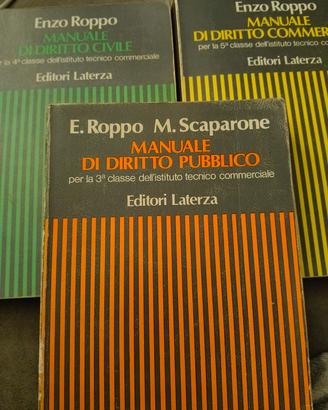 lotto 3 manuali Diritto Vintage (anni 80)