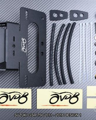 Portatarga corto SUZUKI GSR 750 2011 - 2016