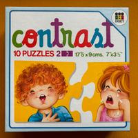 Contrast, 10 puzzles da 2 pezzi (1-4 anni) Diset