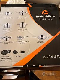 Set pentole 16 pezzi