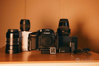 Lumix GH6 + 3 lenti e accessori