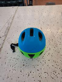 Casco bici/skate/roller bambino Briko blu-verde sm