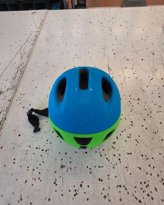 Casco bici/skate/roller bambino Briko blu-verde sm