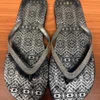 Ciabatte infradito argento